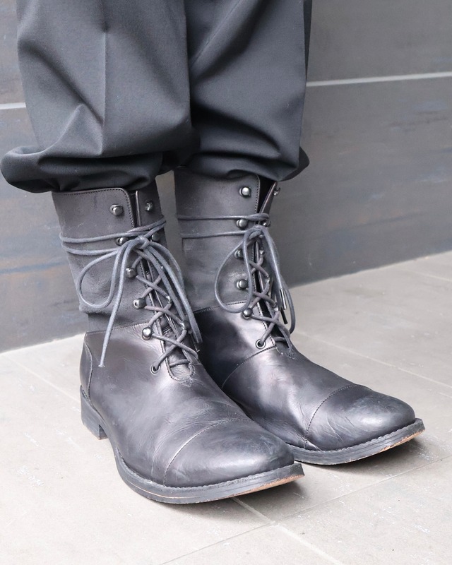 【Y's】lace up leather boots