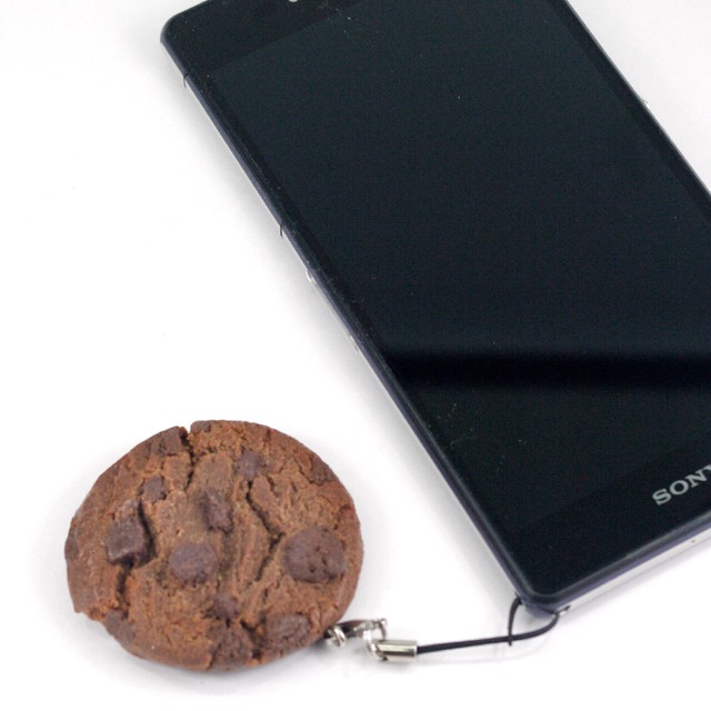 食べちゃいそうな チョコチップクッキー 食品サンプル キーホルダー ストラップ