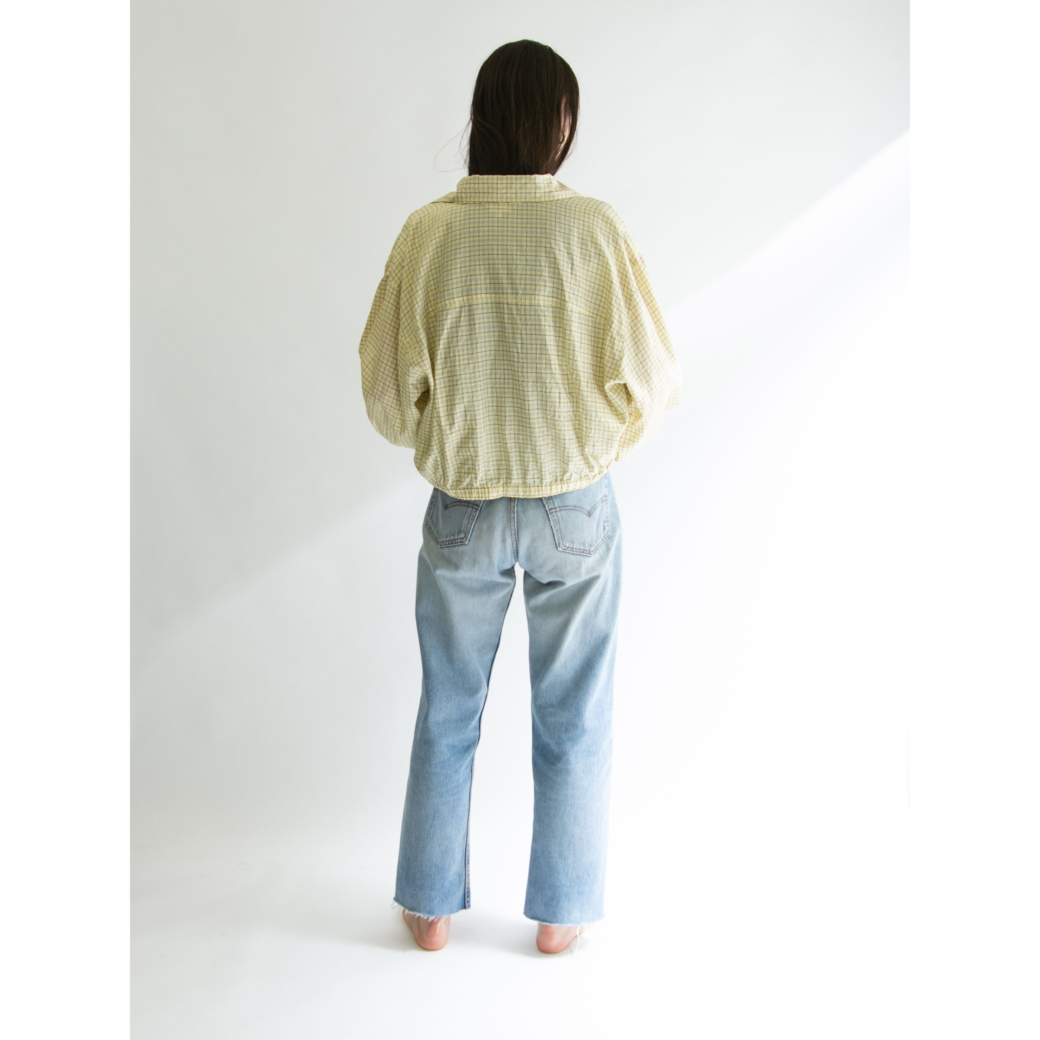 【Christian Dior sports 】100% Silk Oversized Shirt Jacket（クリスチャンディオール チェック柄 オーバーサイズ シルクシャツジャケット ）