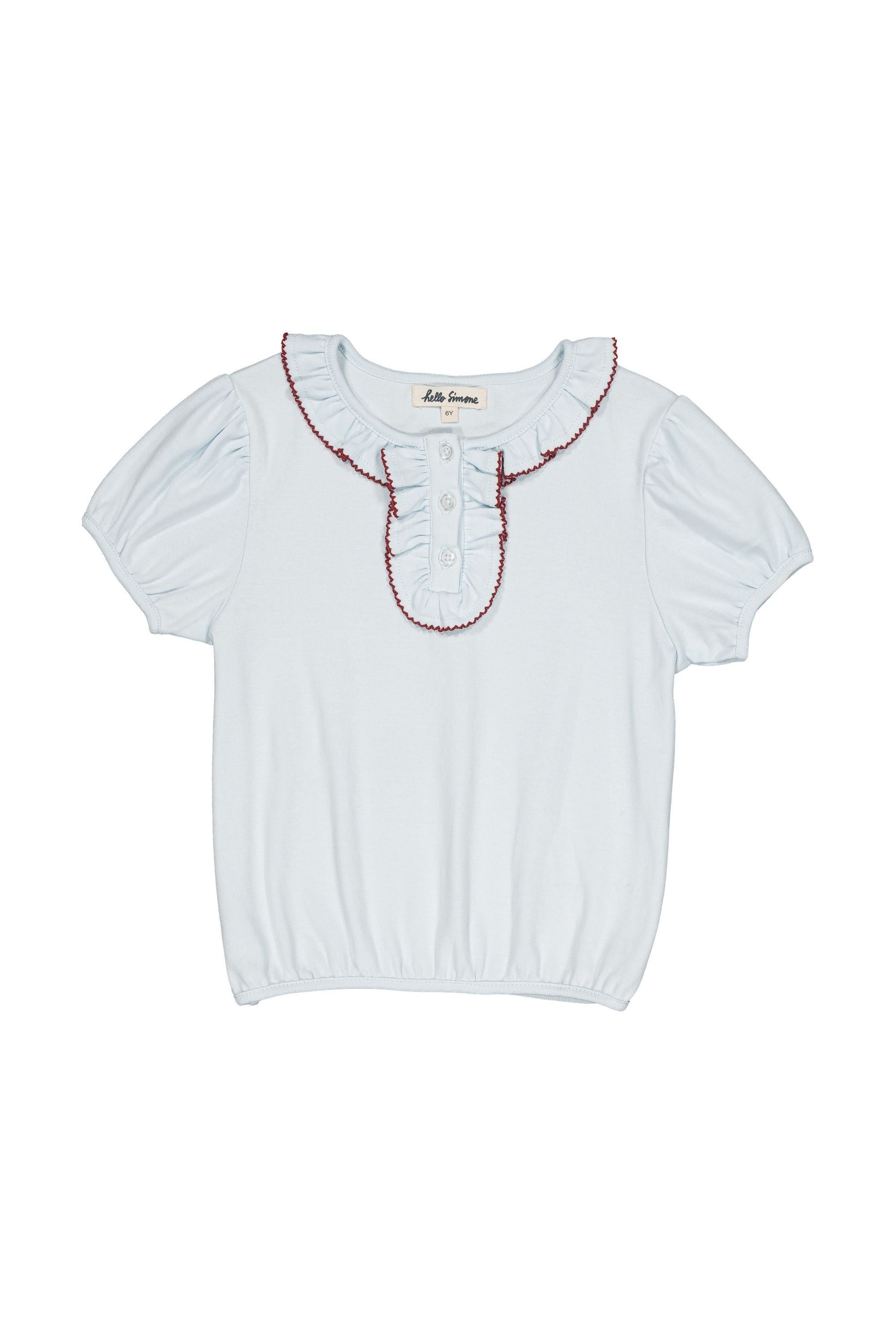 Hello Simone/Paquerette top - Ice Blue
