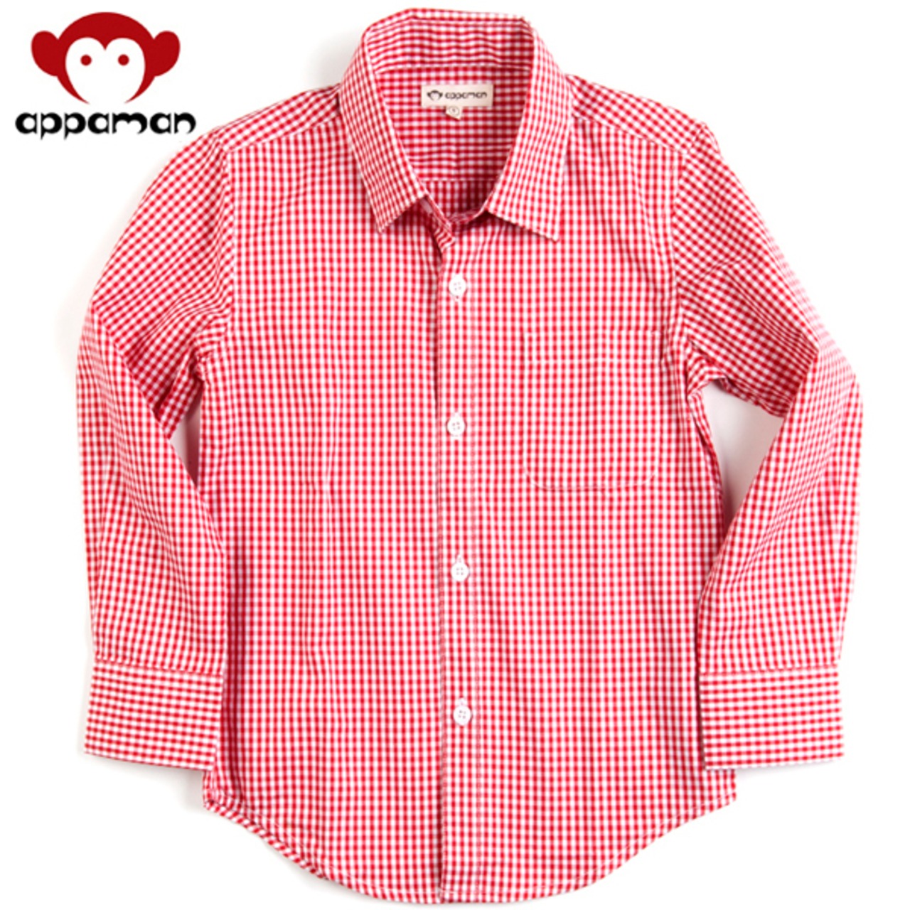 ［APPAMAN］スタンダードシャツ｜Red Gingham