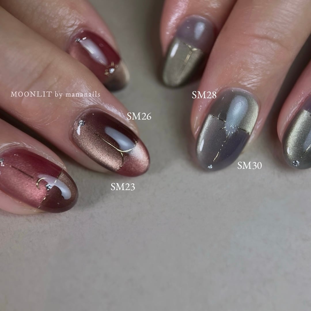 ANNUUM×MOONLIT】Gleam silk magnet gold SM21-30(ニードルブラシ付き