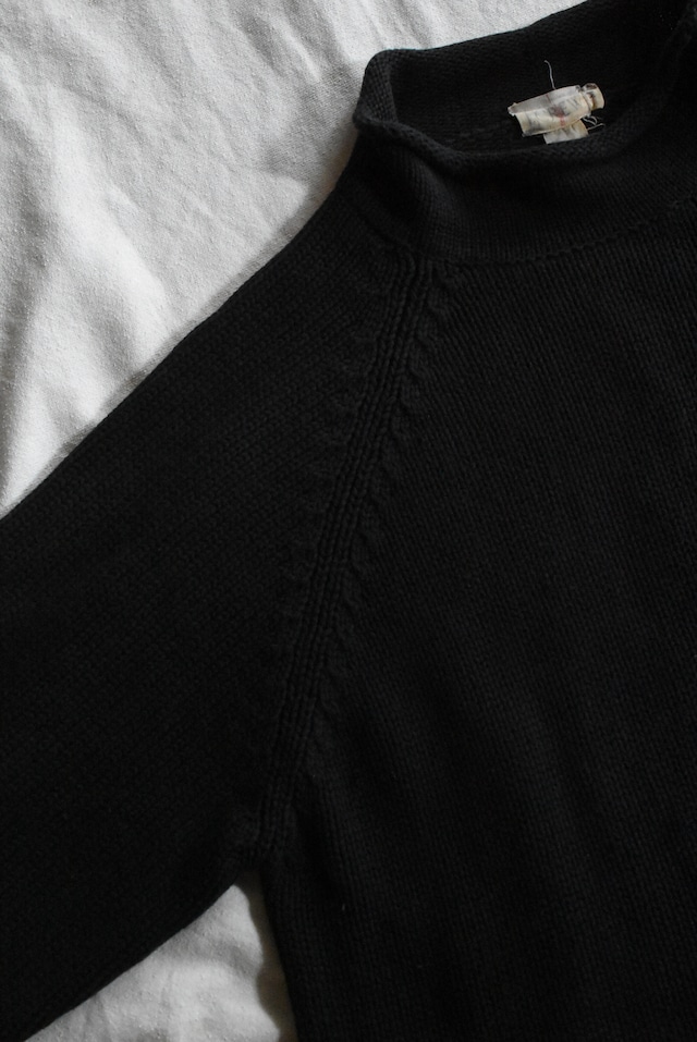 OK/90's "J.CREW" roll neck cotton knit