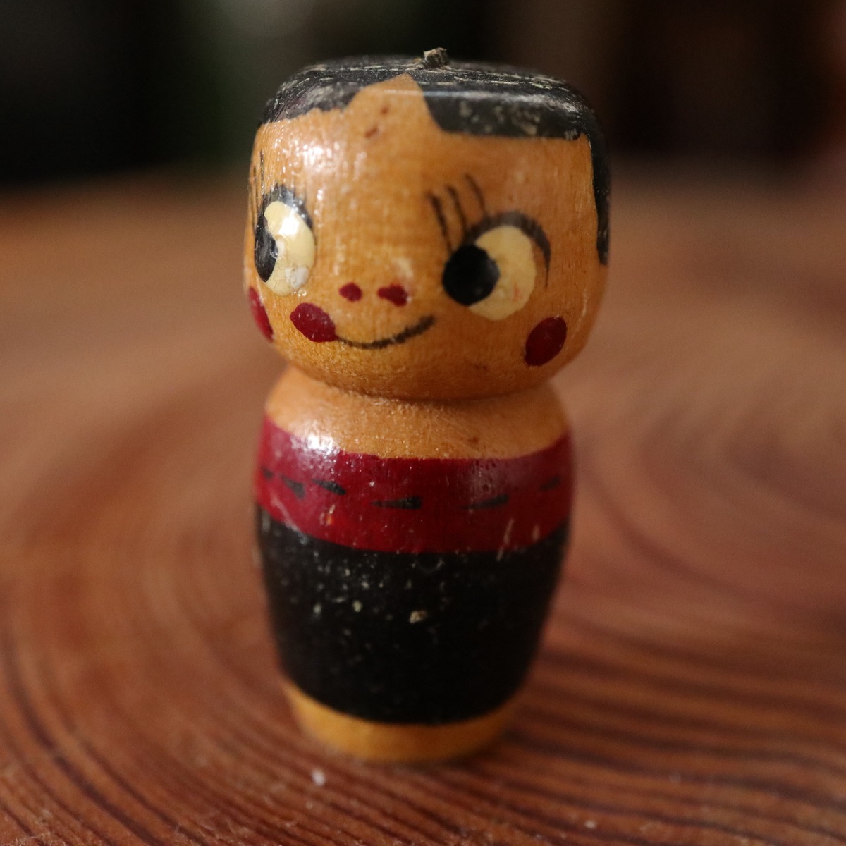 小さなペコちゃんのこけし 不二家ハイカップのおまけ | 昭和レトロ雑貨 
