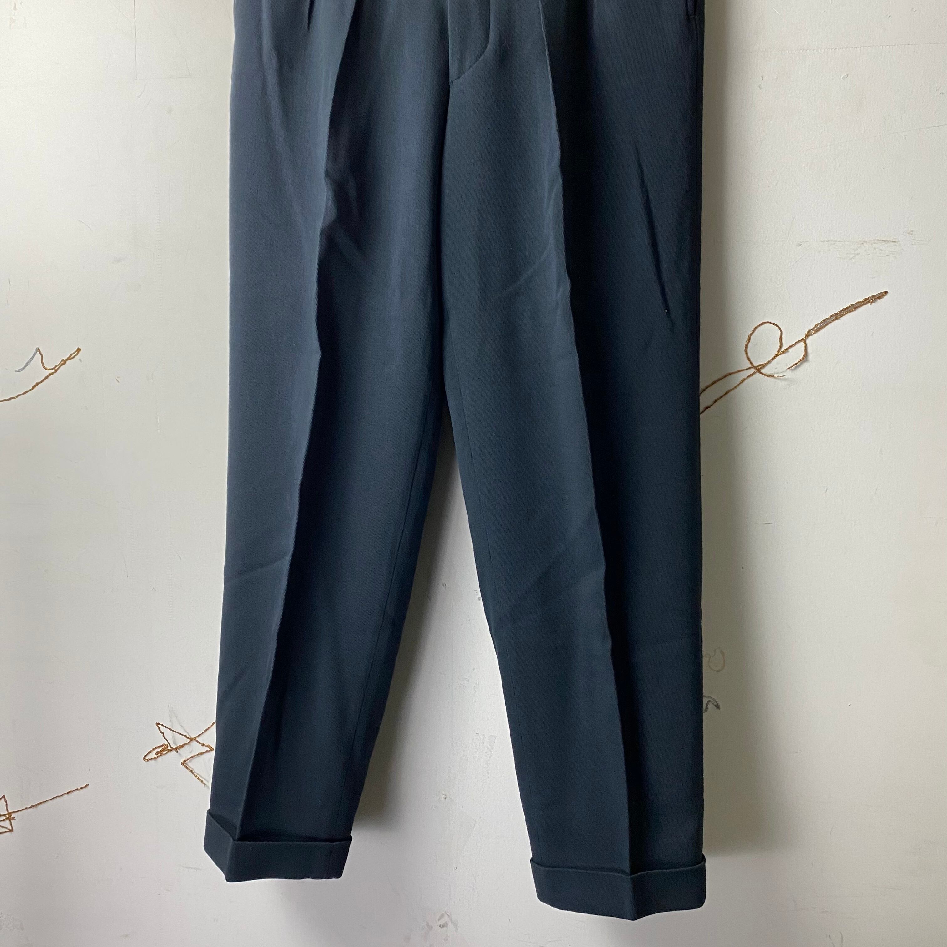 vintage MARCEL LASSANCE tucked slacks | NOIR ONLINE