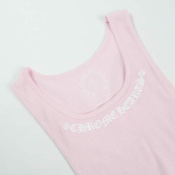 Size【L】 CHROME HEARTS クロム・ハーツ LOVE YOU RIB TANKTOP PINK