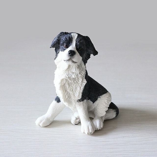 イヌ 置物 ミニリアルボーダーコリー