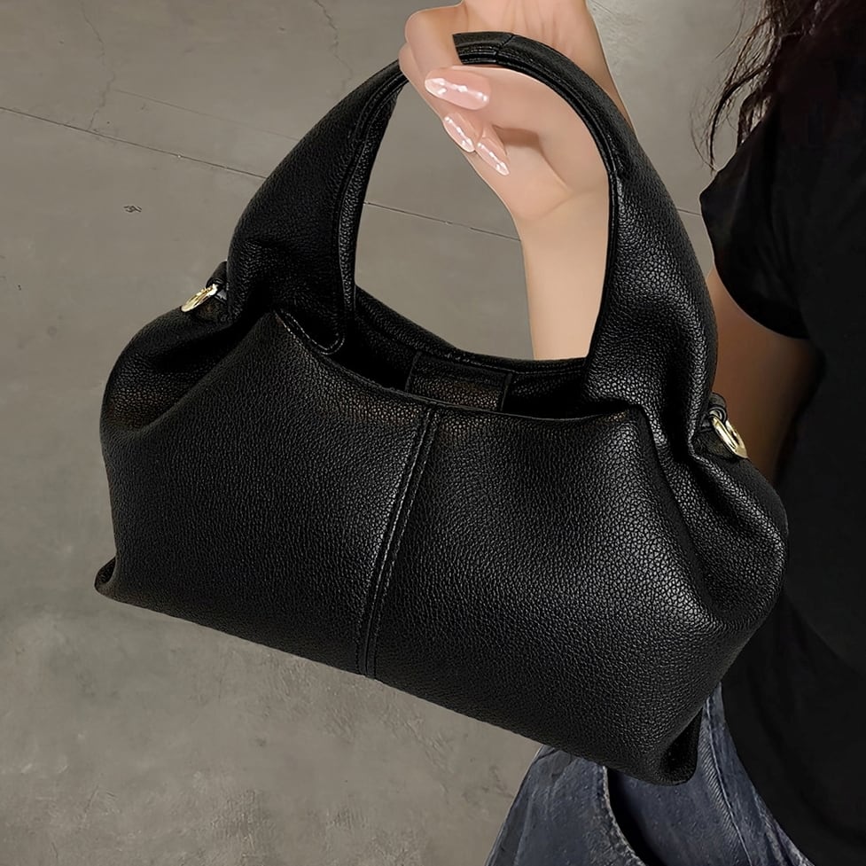 faux leather mini handbag / l0613