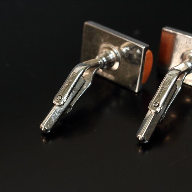 珊瑚 /スウィヴル(レバー)式 カフスボタン cuff links db12237-c | こ