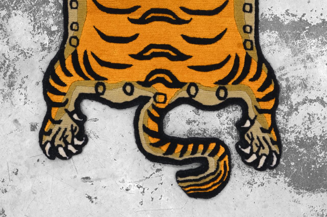 Tibetan Tiger Rug 《XSサイズ・ウール048》チベタンタイガーラグ