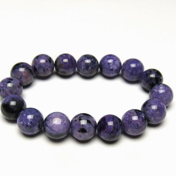 チャロアイト ブレスレット 13mm 一点物 メール便可 111-49278