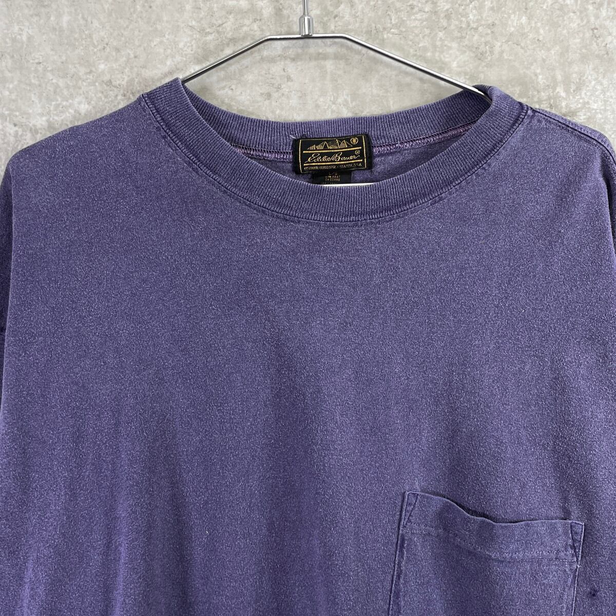 80~90年代 USA製 Eddie Bauer エディーバウアー ブランクTシャツ 無地T