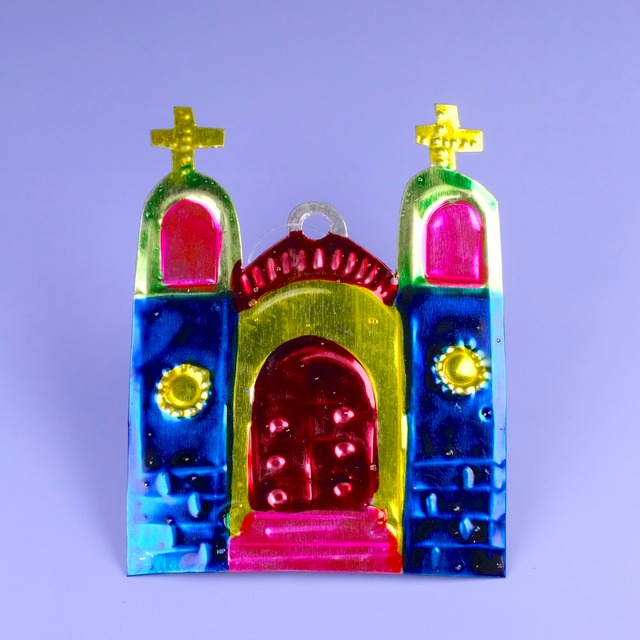 ブリキのデコレーション「教会②」