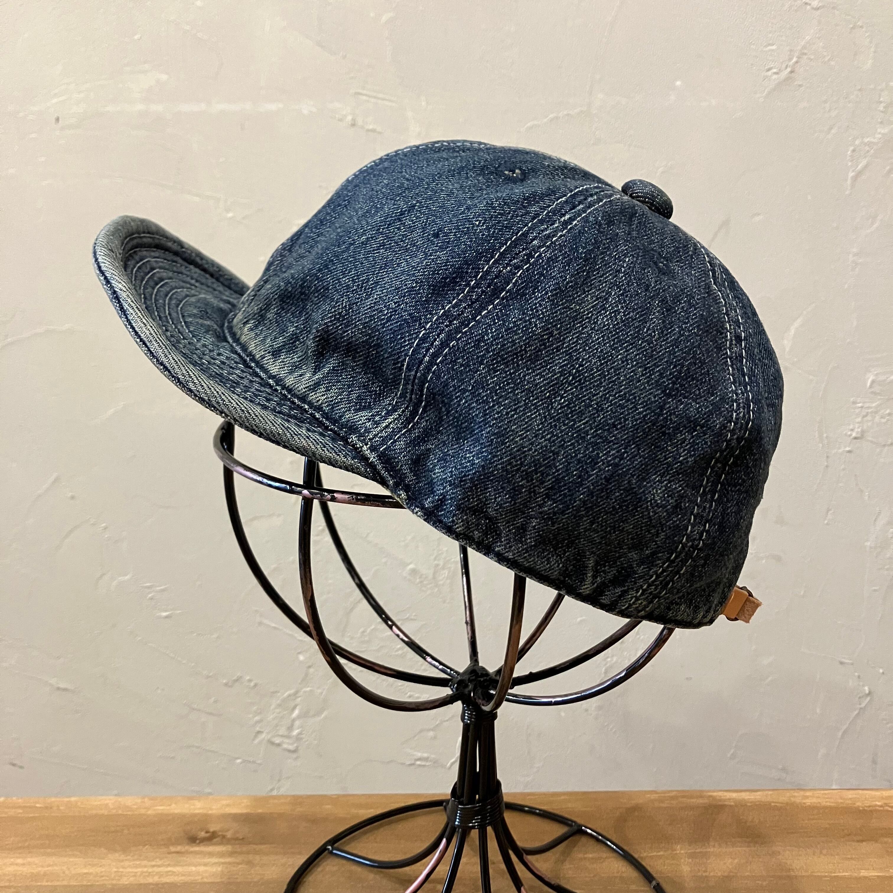 【レア・極美品】ミッションディストリクト ハイヤー デニムキャップ HIGHER SELVEDGE DENIM CAP USED WASH | MYHAT (マイハット) 帽子屋