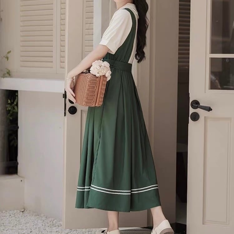 レトロガーリー♡カレッジ風ワンピース F0894 | retro_n