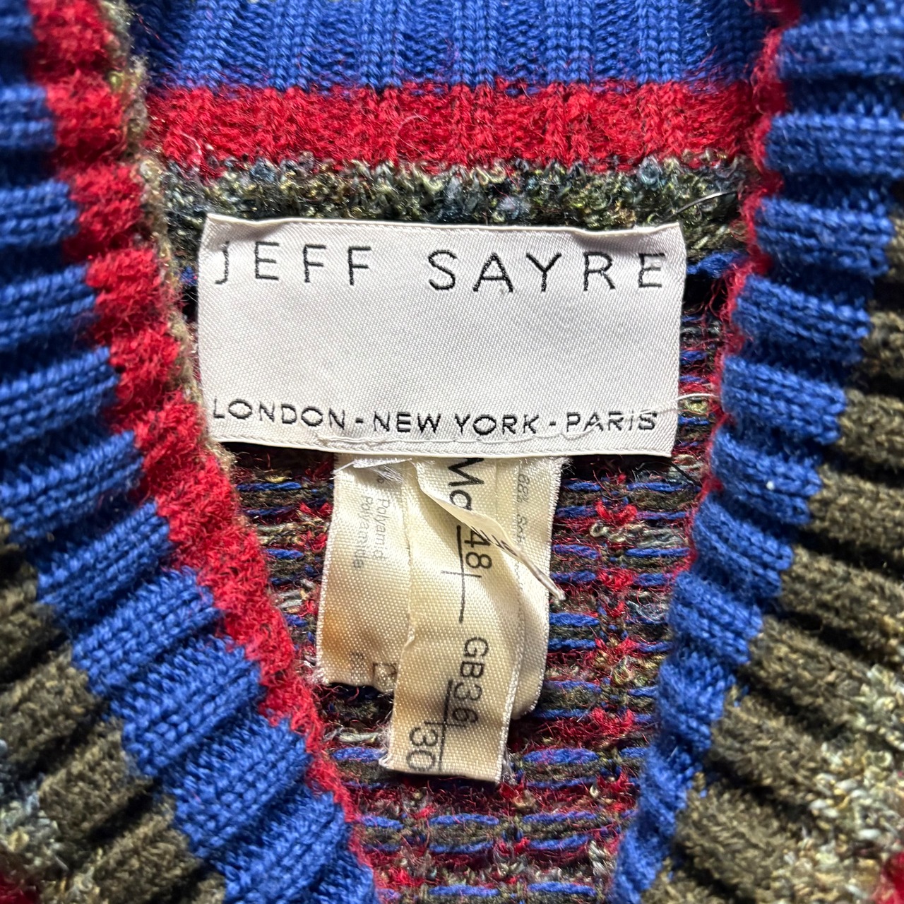 Made in W.GERMANY shawl collar sweater