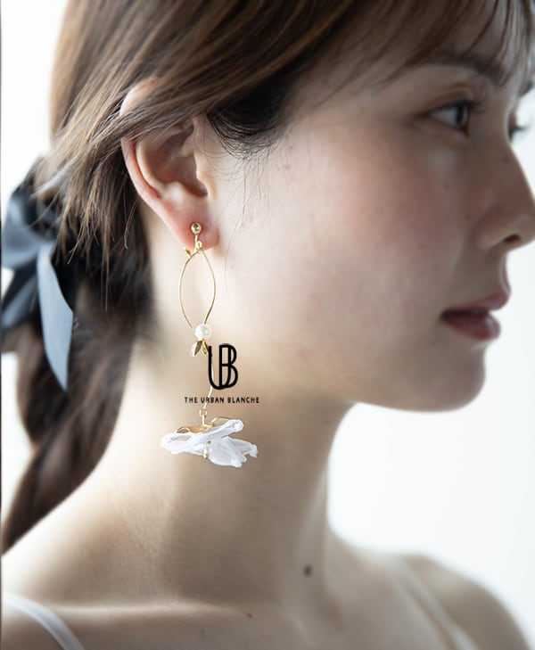 Fli?n イヤリング ゴールド フラワー ウェディング アクセサリー 商品番号: AC0114