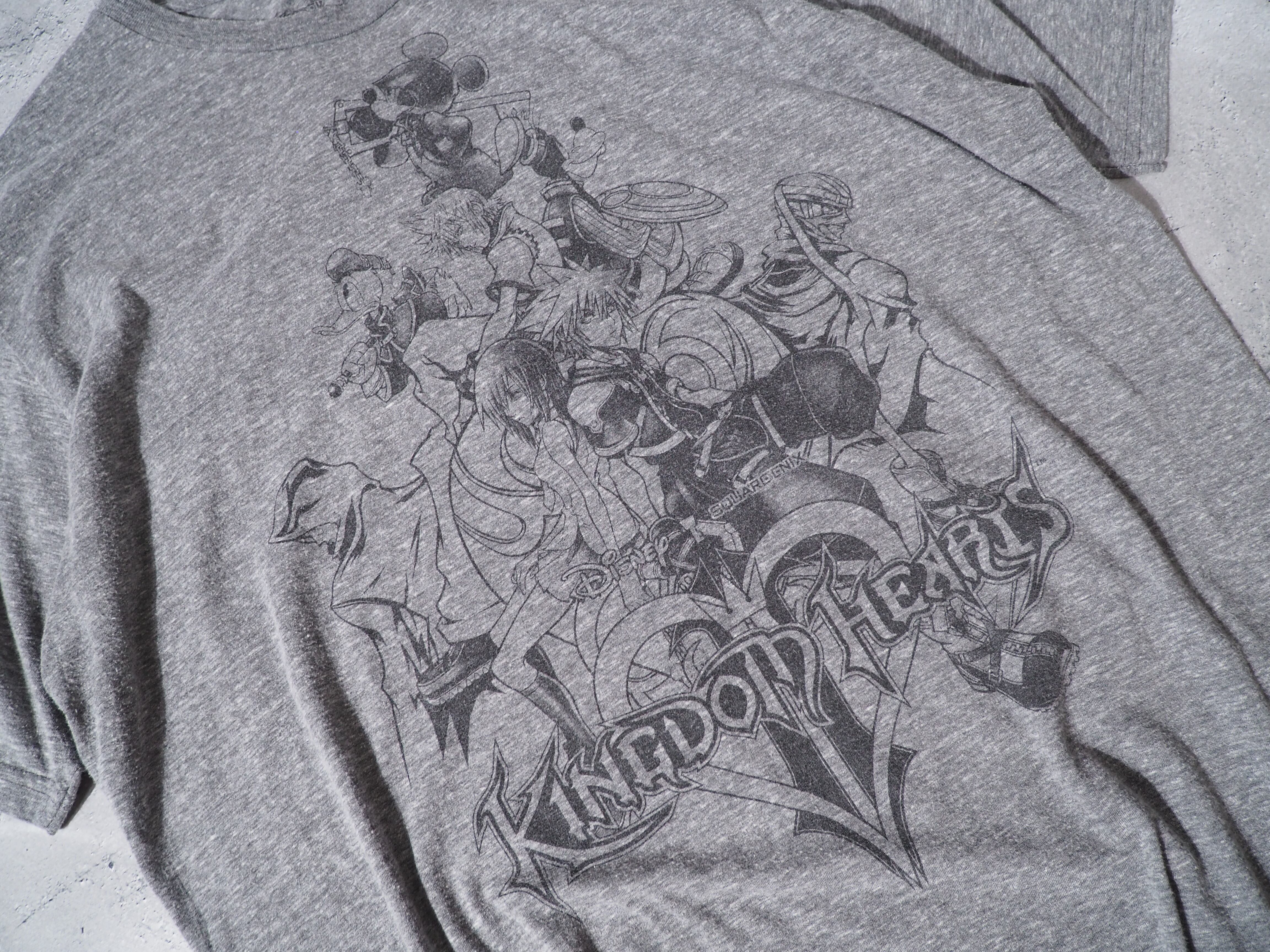 Kingdom hearts all star printed loose silhouette tee
