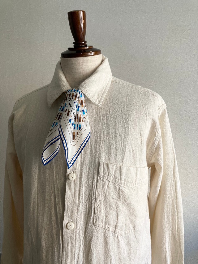 1970〜1980s【LAKHAI’S COLLECTION】Cotton Sheeting L/S Shirt