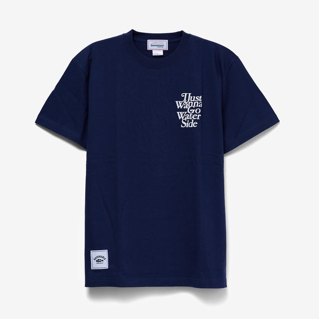 I JUST WANNA Foaming Logo TEE［INDIGO］