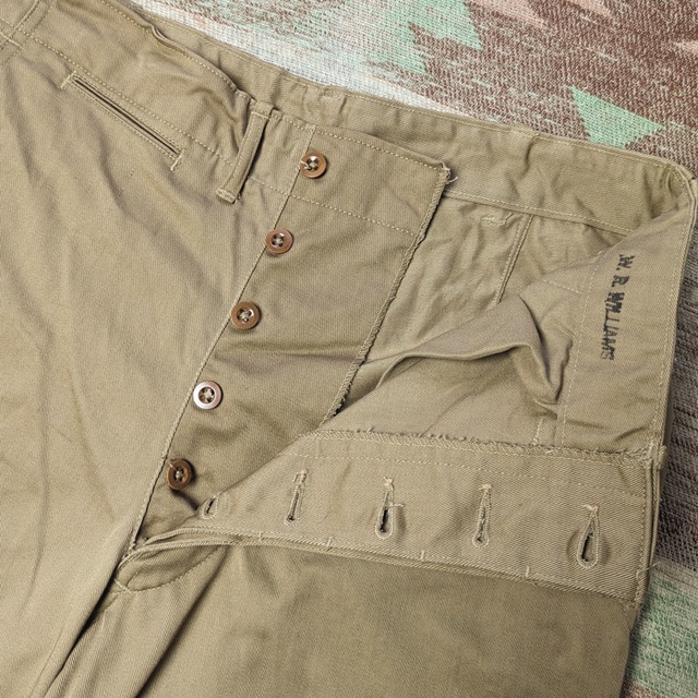 WW2 40s U.S.MARINE CORPS Chino Trousers （W32） 1-Washed | Wonder 