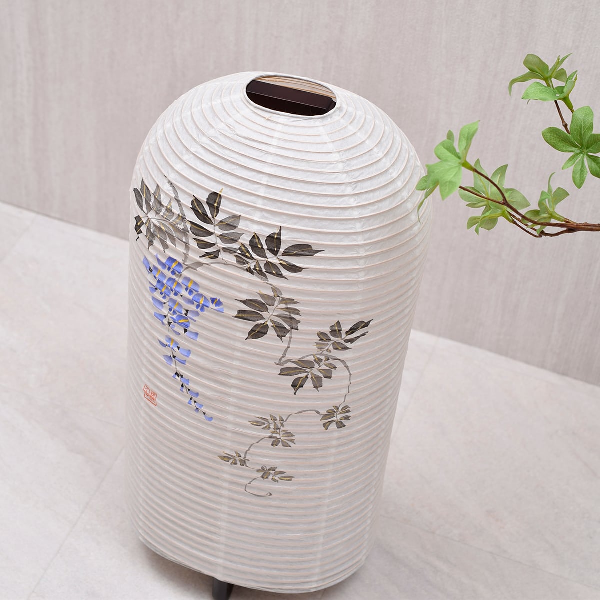 盆提灯【光のかたち 藤】モダン｜ おしゃれ｜コンパクト｜ 岐阜提灯