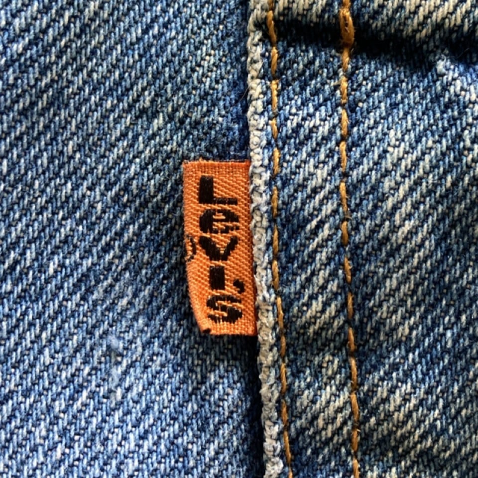 W33 L36】80's US.Levis 517 リーバイス ヴァルドスタ工場(575) ボタン