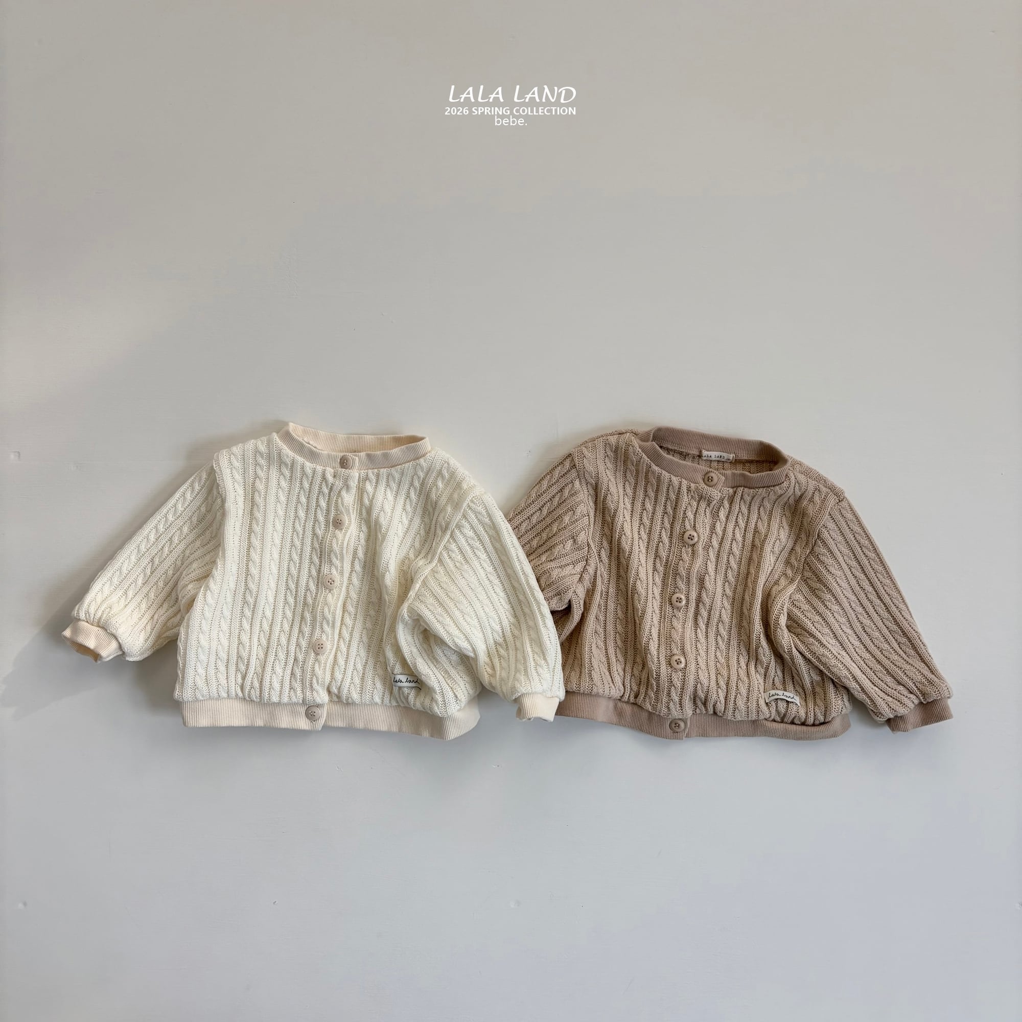bebe knit cardigan【lalaland】※4月上旬〜中旬発送予定