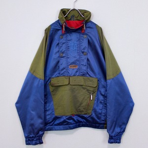 【Caka act2】"Roffe" Color Swiching Loose Gear Pullover Jacket