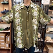 【HOUSTON/ヒューストン】 ALOHA SHIRT (骸骨)/アロハシャツ