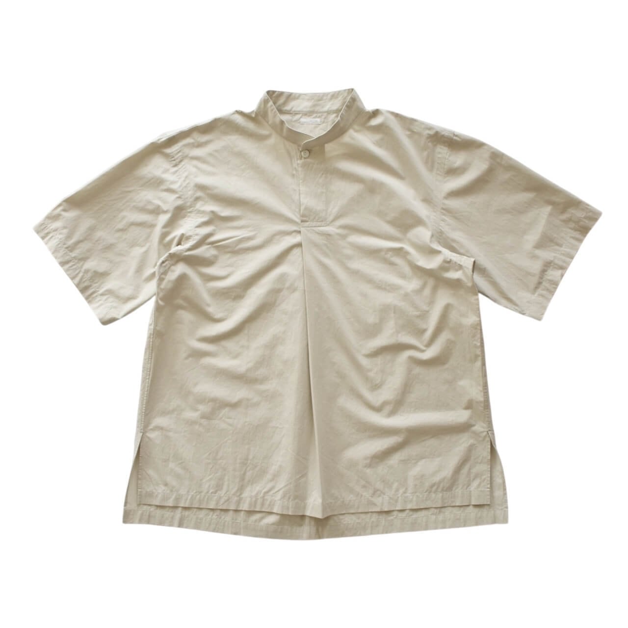SOWBOW / 蒼氓シャツ (K) FRONT TUCK PULLOVER SHIRTS S/S Typeriter