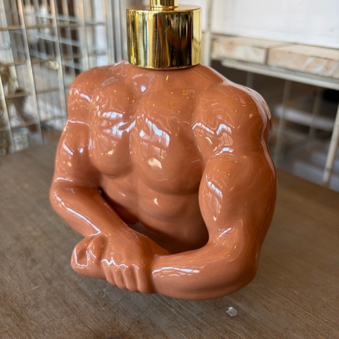 筋肉ソープディスペンサー　Soap Dispenser　筋肉　ユニーク　ギフト　プレゼント