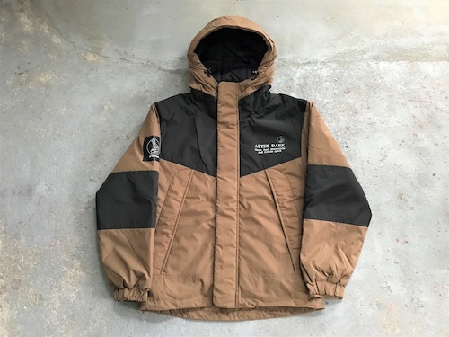 2022AW AFTER DARK "concept" warm-shell puffer hoodie【COYOTE BROWN/BLACK】