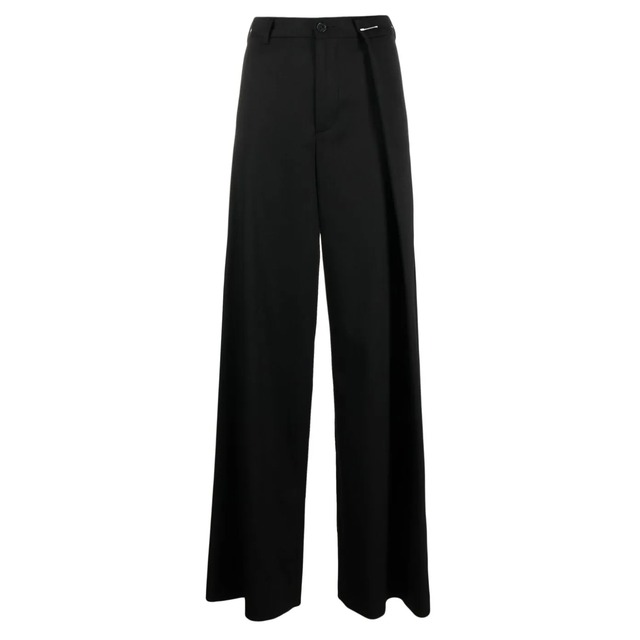 MM6　TUCK WIDE PANTS　BLACK