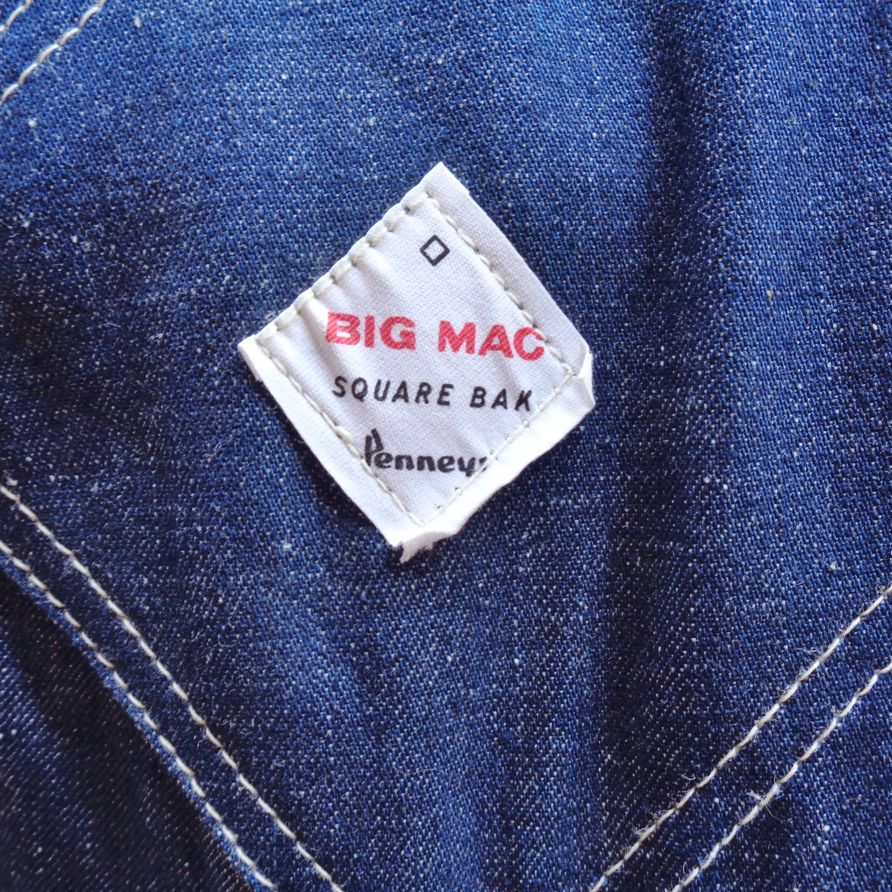 70年代 USA製 BIG MAC Square Bak オーバーオール