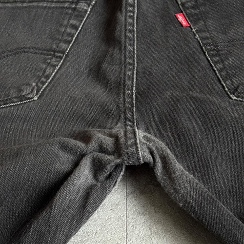 【W34 L30】00s usa levi's ブラック 559 詳細写真18