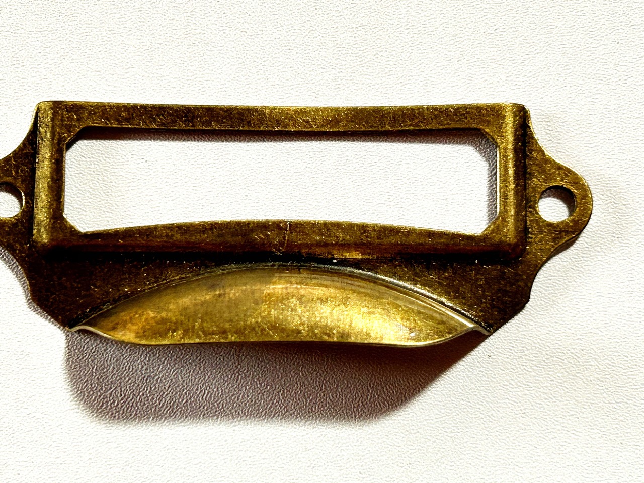 アンティーク調ノブ付きネームプレート