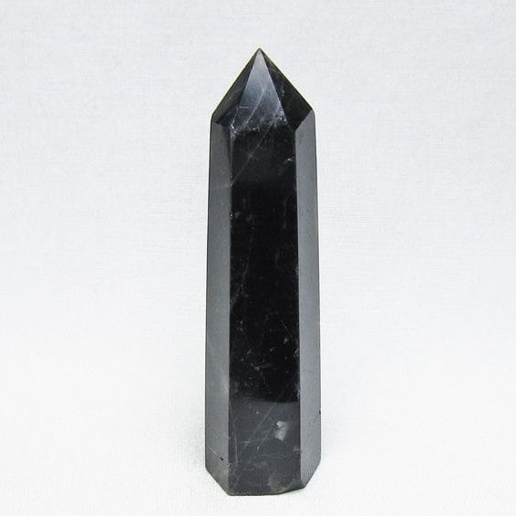 黒水晶 六角柱 モリオン ポイント 置物 一点物 142-11238