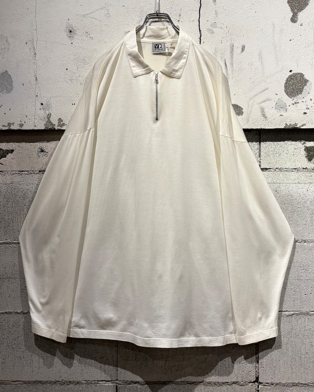 【Caka otto】“VERSACE” Vintage Loose Half Zip Pullover Shirt