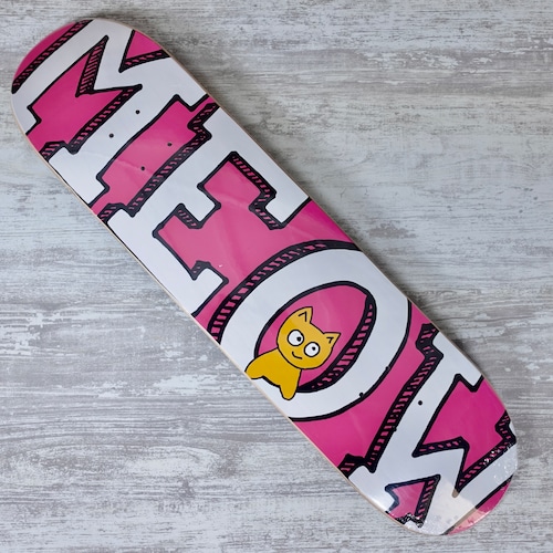 【MEOW】LOGO PINK 7.75inch