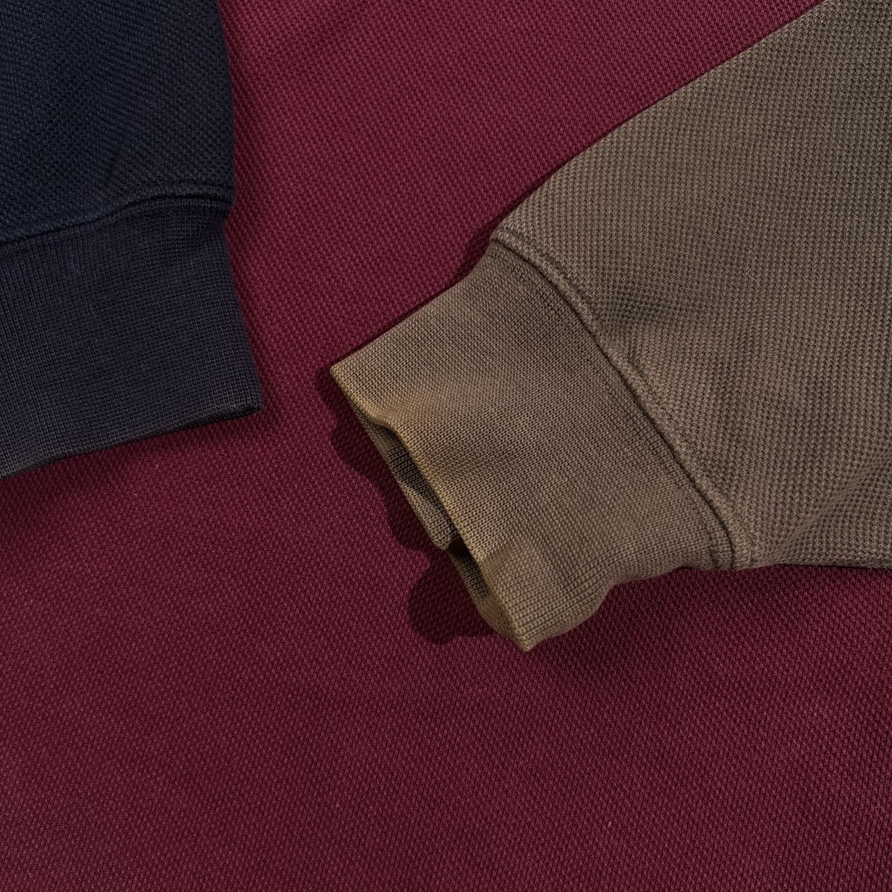 90s Eddie Bauer エディーバウアー クレイジーパターン 鹿の子 長袖 ポロシャツ L/マルチカラー系 メンズ  ヴィンテージ