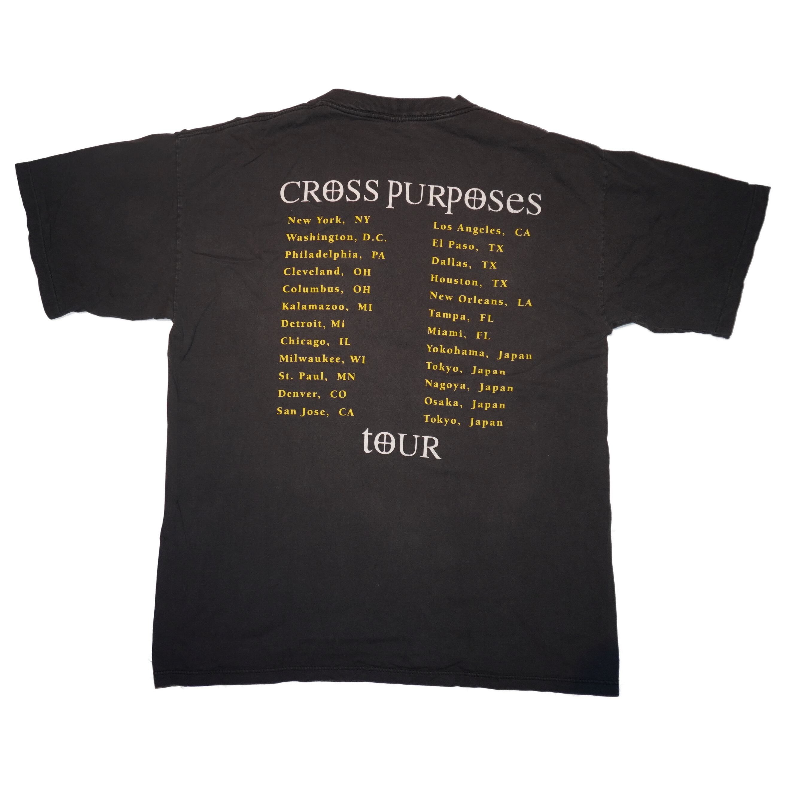 Black Sabbath Cross Purposes Tour ヴィンテージTシャツ (ブラック 
