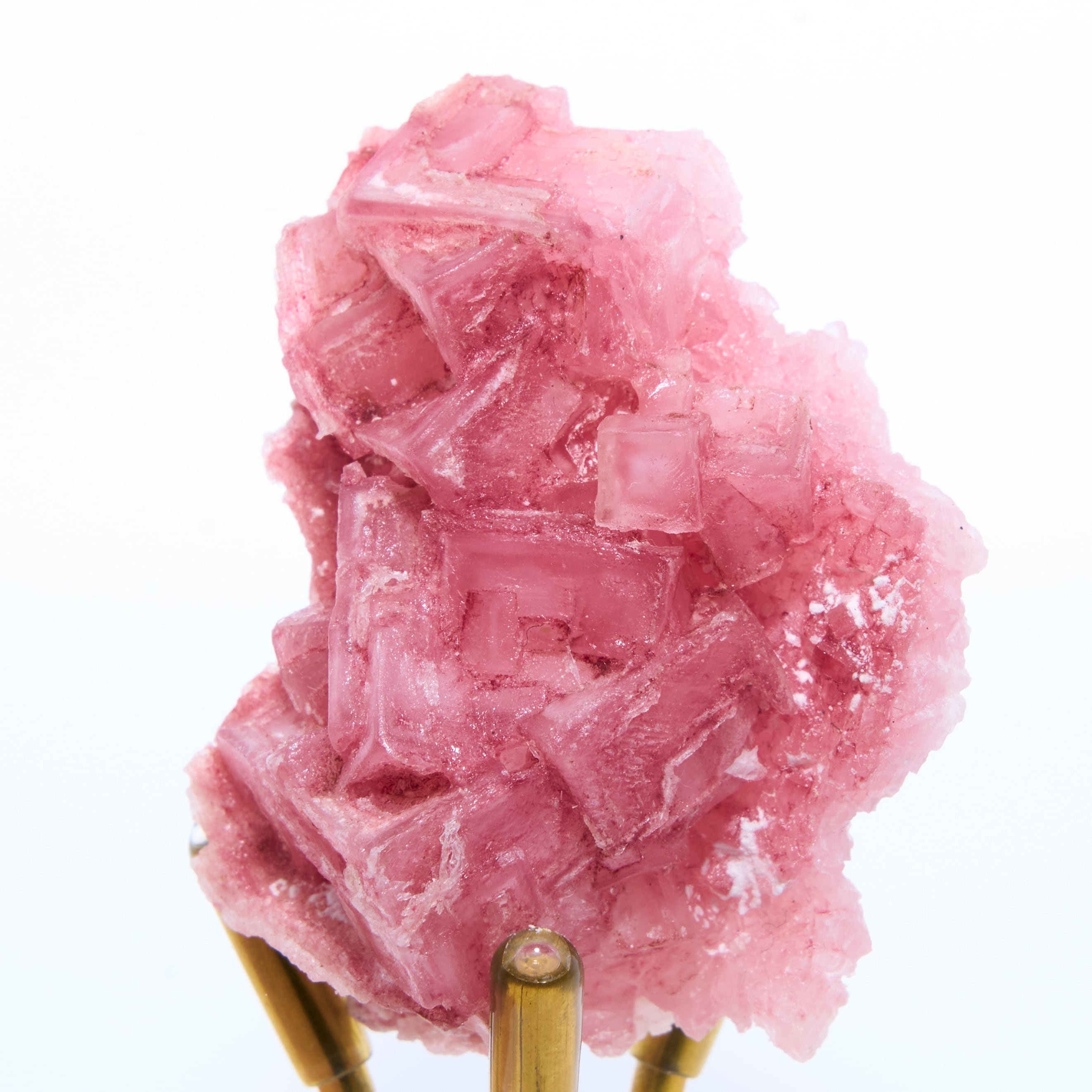 ピンクハーライト岩塩結晶 (カルフォルニア州 サン・バーナディーノ