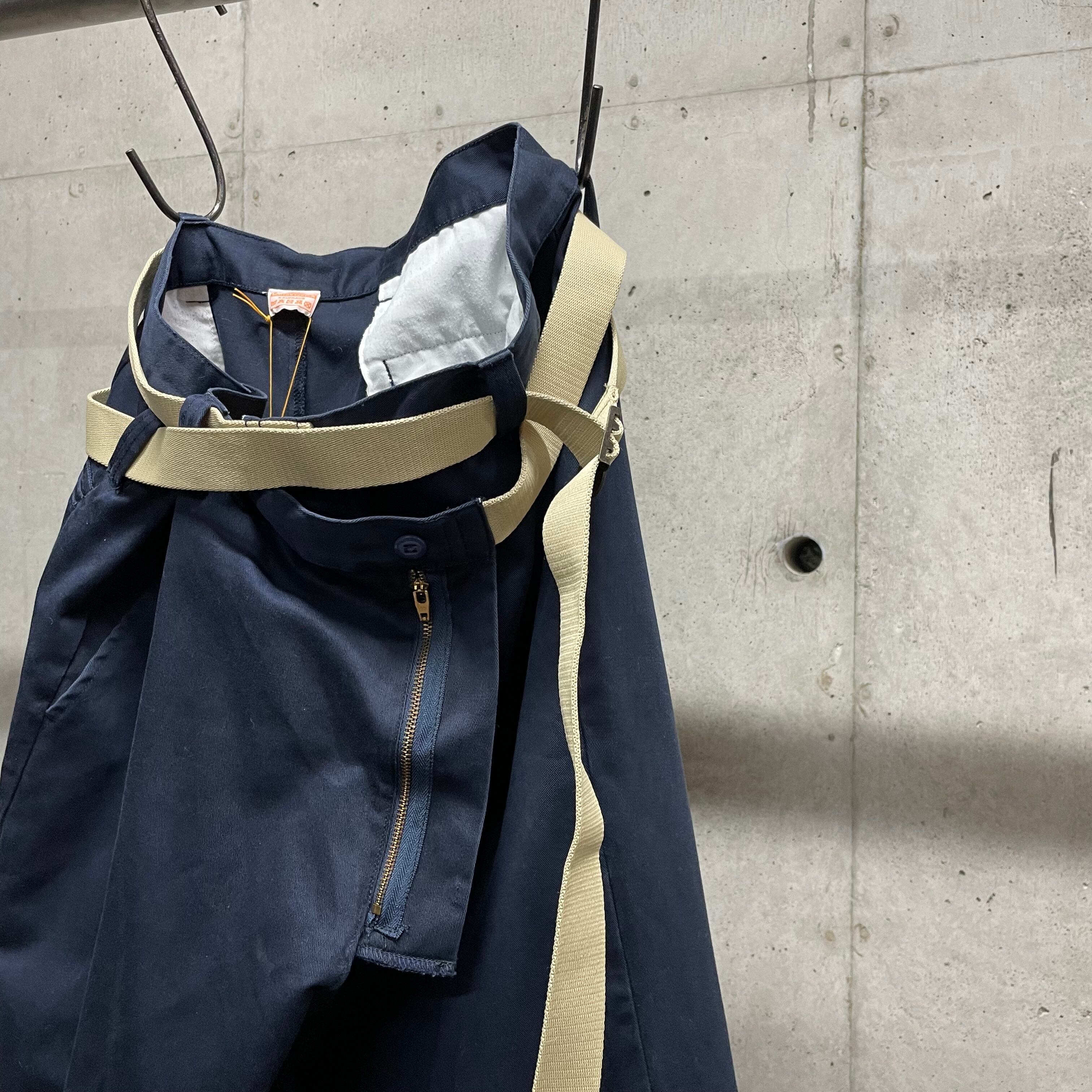 MAISON EUREKA】Ex.VINTAGE REWORK CHINOS_NAVY(S) | marfa store