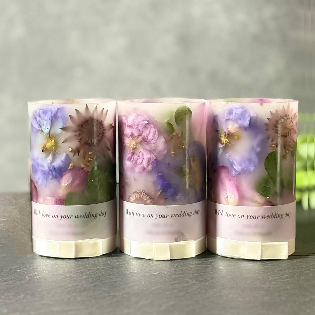 アフターブーケキャンドル大3点セット | アフターブーケキャンドル専門