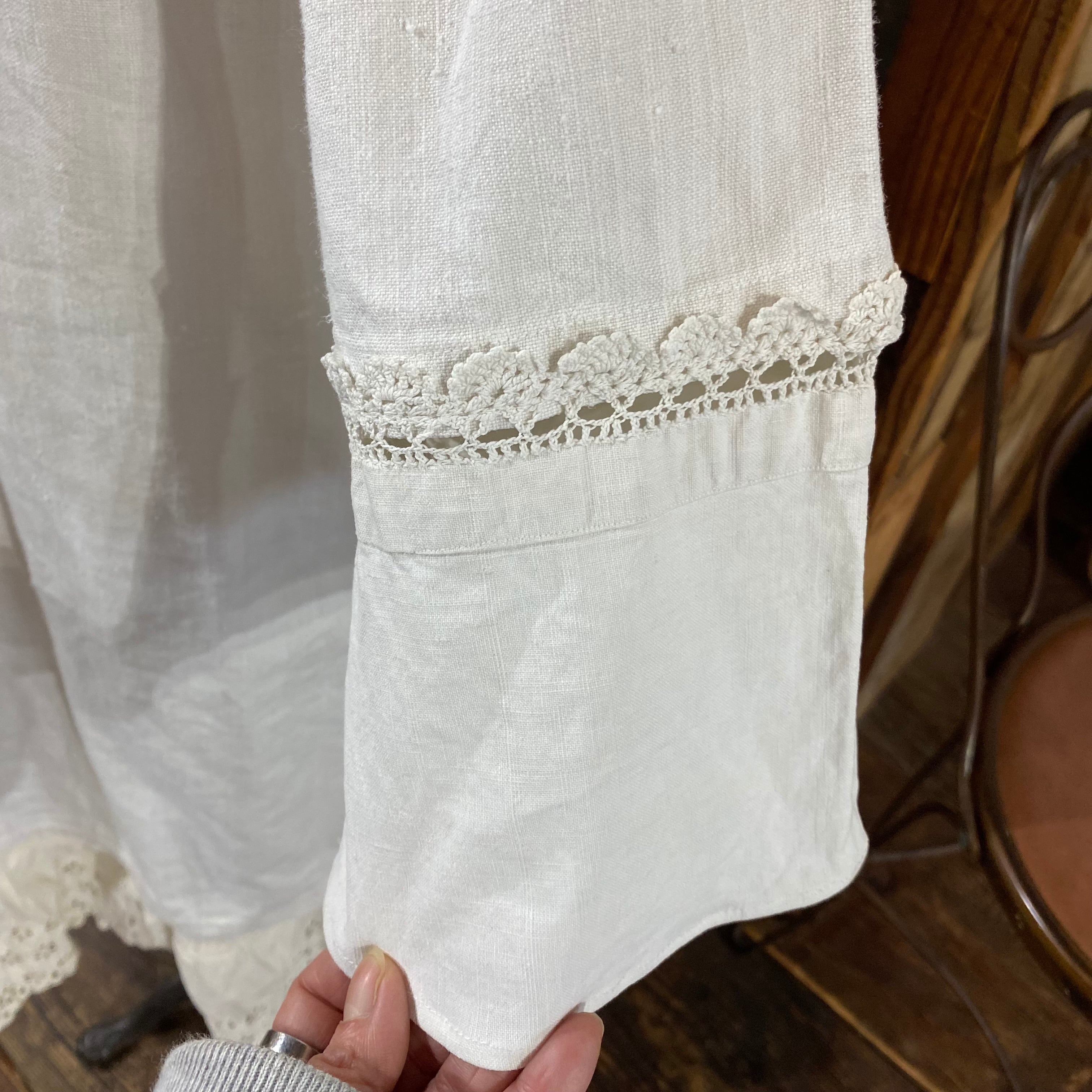 Re work Vintage Linen Dress / リワーク ヴィンテージ リネン ドレス