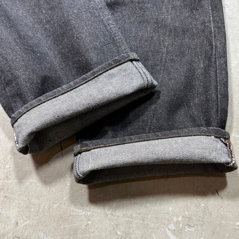 80's Levi's リーバイス 501-0658 ブラックデニム 先染め ミント