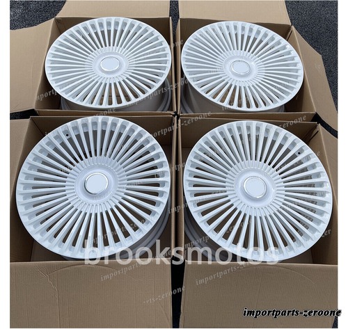 24 インチ 新品 マルチスポーク ホワイトホイール ロール Royce Cullinan 24x10　-BRN-11962