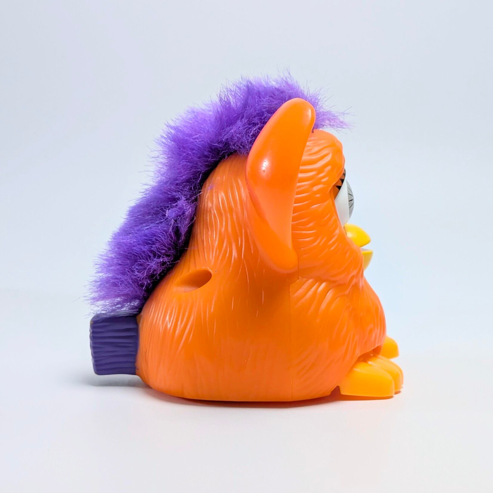 ☆ VINTAGE1998 ☆【 McDonald's × Furby ( ファービー )】 1998年マクドナルドミールトイ『オレンジ パープルヘアー』ハッピーミール　〚アメリカン雑貨 アメトイ〛