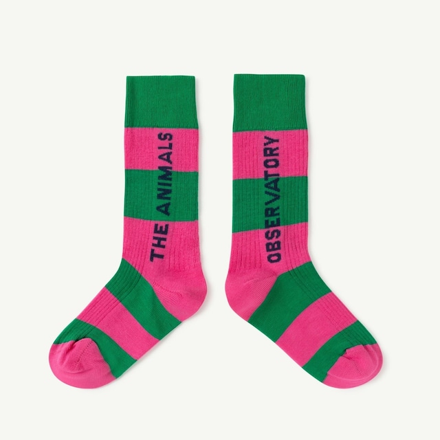 «sold out» THE ANIMALS OBSERVATORY / TAO / Pink Worm Socks